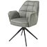 Bell, Armstoel - Graphiet Frame - Draaibaar - Pocket - Stof Calabria - Olijf