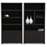 Boekenkasten Set Diamond Links 120cm Eiken