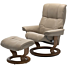 Stressless RelaxFauteuil Mayfair Bruin Onderstel - Beige