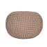 LABEL51 Poef Knitted - Beige - Katoen - M