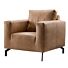 Fauteuil Noria cognac leer