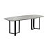  Eettafel Nemaro Tonvormig Eiken Snow 240x110 cm