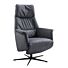 Relaxfauteuil Pomonti M antraciet leer