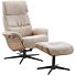 IN.HOUSE Relaxfauteuil Hintas M Beige Hout