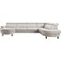 Hoekbank Rigas beige groen memory foam HR zitting rechts