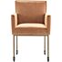 Armstoel Rona Bruin Microleder