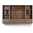 TV-kastenwand Hatonia Dark Mango