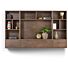 TV-kastenwand Hatonia Dark Mango