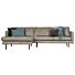 RODEO CHAISE LONGUE LINKS ELEPHANT SKIN