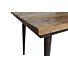 GUILD TAFEL NATUREL MET ZWART ONDERSTEL 220x90CM