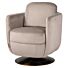  Draaifauteuil Turner black chenille