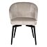Stoel Amphara Khaki Velvet Fire Retardant