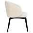 Stoel Amphara White Chenille Fire Retardant