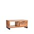 LABEL51 Salontafel Glasgow - Rough - Mangohout - 110 cm