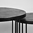 LABEL51 Salontafel Set Brute - Zwart - Metaal - 70 cm