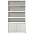 Boekenkast Diamond 120cm 4 Vaks Sand/Grey Eiken