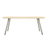 Eetkamertafel Niora Rechthoek 210x100 Cm Silk Grey Naturel