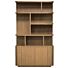  Boekenkast Japano 8-Vaks Taupe 120cm Links