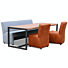 Industriële Eetkamertafel Acacia Houten Lifty 240x95cm