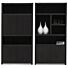 Boekenkast Set Diamond Van 2 Links 120cm Eiken