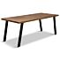 Eettafel Teak Fineer Hout