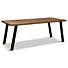 Eettafel Teak Fineer Hout