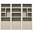 Boekenkast Diamond 80cm 4 vaks Taupe Eiken