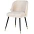 Stoel Alicia khaki velvet fire retardant