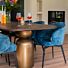 Stoel Amphara Khaki Velvet Fire Retardant
