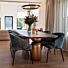 Stoel Amphara Khaki Velvet Fire Retardant