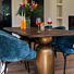 Stoel Amphara Blue Chenille Fire Retardant