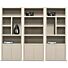 Boekenkast Diamond 80cm 4 vaks Taupe Eiken