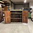 Houten Wandkast Groen 2 Deuren