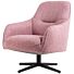 XOOON Fauteuil Oviedo Lage Rug Roze