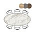 Eetkamertafel Masura Ellips 220x105 Cm Wit