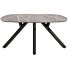 Eetkamertafel Minato Ovaal 200x105 Cm Lichtgrijs