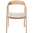 Armstoel Dante Eik Naturel Creme