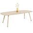 Eetkamertafel Niora Deens Ovaal 270x120 Cm Naturel