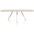 Eetkamertafel Arvada Ovaal 220x110 Cm Naturel Nebbia