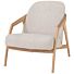 Fauteuil Dante Eik Naturel Creme