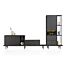 Boekenkast Elements 180 Cm Onyx