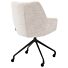 Armstoel Mats Met Wielen Creme