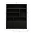 Boekenkast Diamond Breed 180cm 6 Vaks Eiken