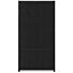  Boekenkast Diamond Zwart 180cm Eiken