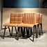 Moderne Eetkamerstoelen Cognac Set Van 6