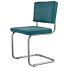 Zuiver Eetkamerstoel Ridge Rib Blauw