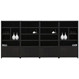 Boekenkast Diamond 4 Vaks 120cm
