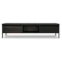 tv-meubel zwart hout