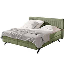 Boxspring New York Groen Elektrisch Verstelbaar 180x200 cm