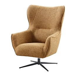 Draaifauteuil Plentia okergeel